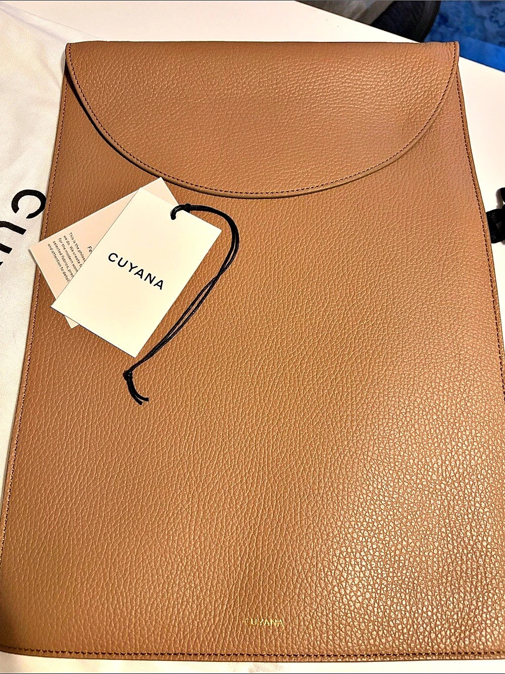Cuyana System Laptop Sleeve in Brown
